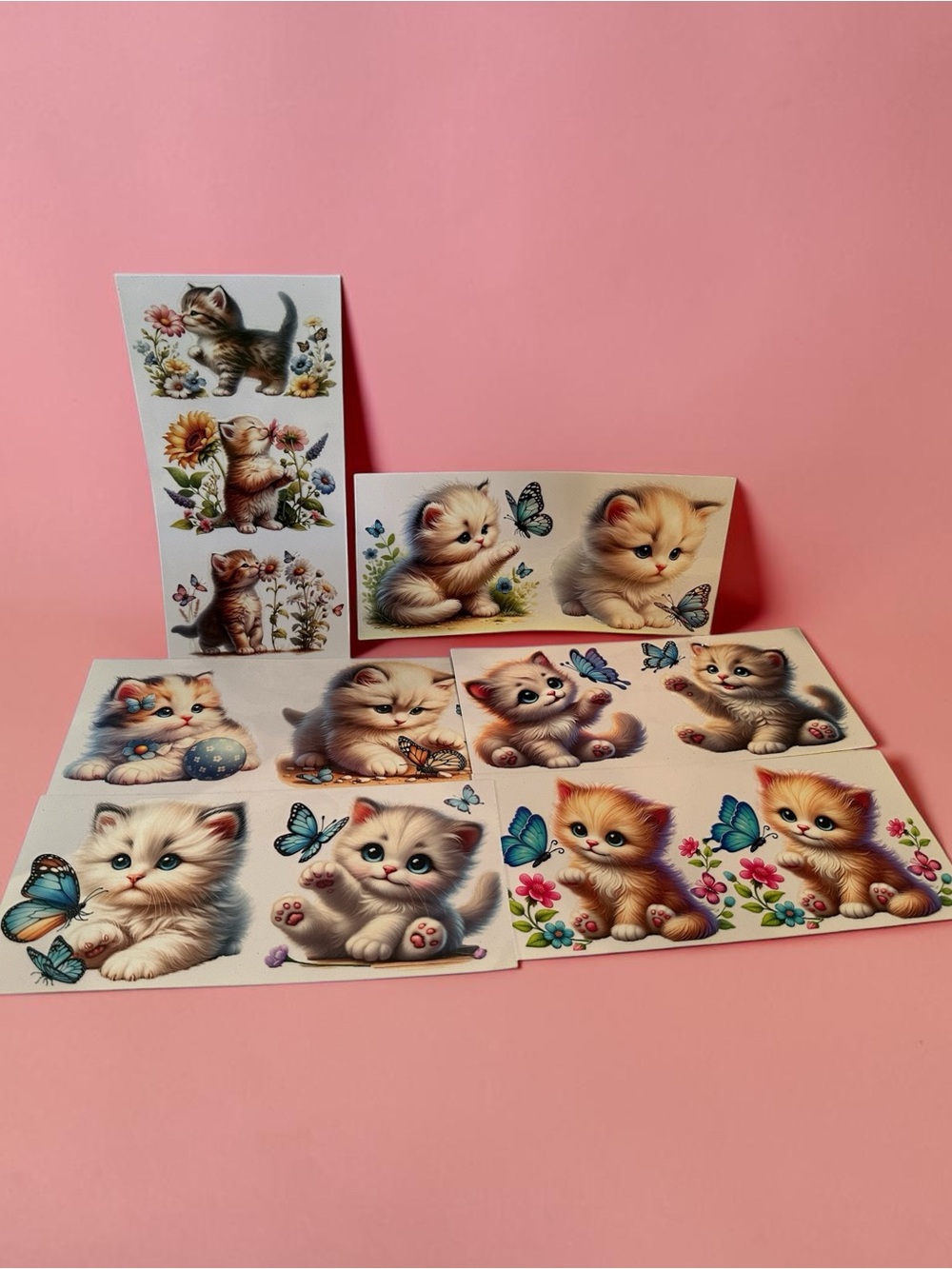 Cute waterproof UV DTF 16OZ transfers bundle of 6 transfers